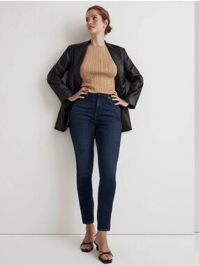 Madewell Curvy High-Rise Skinny Jeans in Indigo Blue 29P